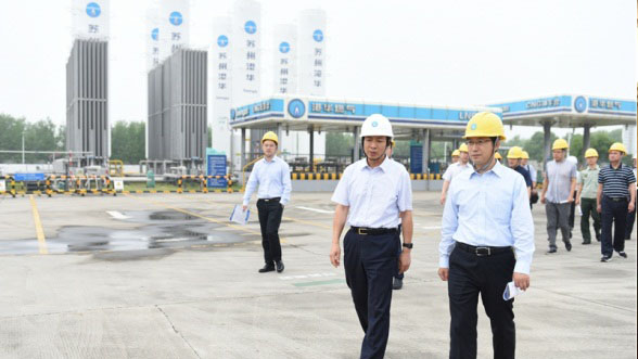 副市长吴庆文检查园区燃气管道安全工作