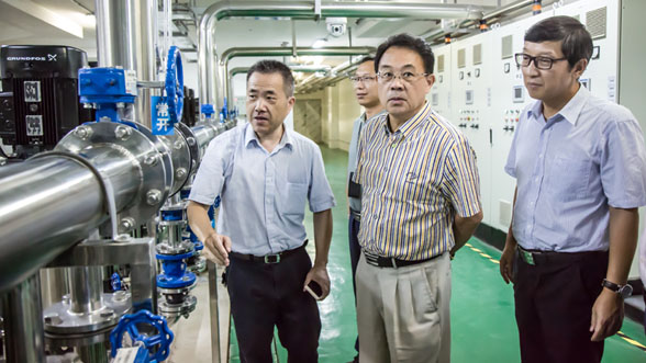 住建部调研园区智慧水务建设