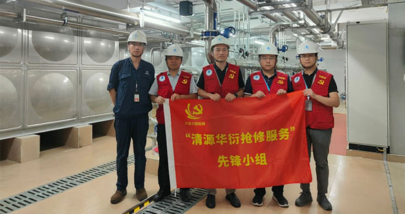 战高温、显初心 中新绿发党员奋战一线保运保供